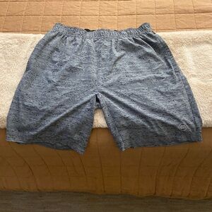 Men's Travis Matthew Grey/Black Athletic Shorts